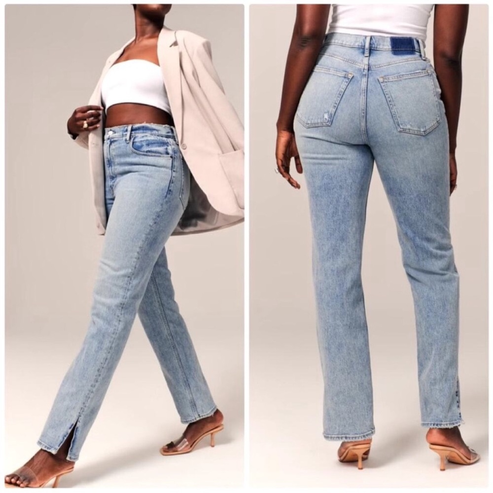 Abercrombie & Fitch 90s Straight Ultra High Rise Jeans, Women’s 27 Regular